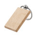 Wokke naturelle  porte-clés, rectangle 