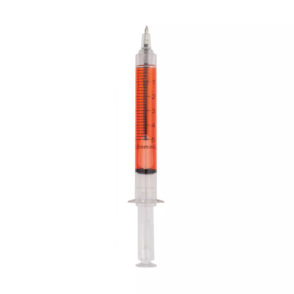 Vaccine red  ballpoint pen 