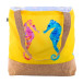 SuboShop Playa blanc naturelle sac de plage ou sac à provisions 