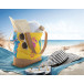 SuboShop Playa wit natuurlijk strand- of boodschappentas 