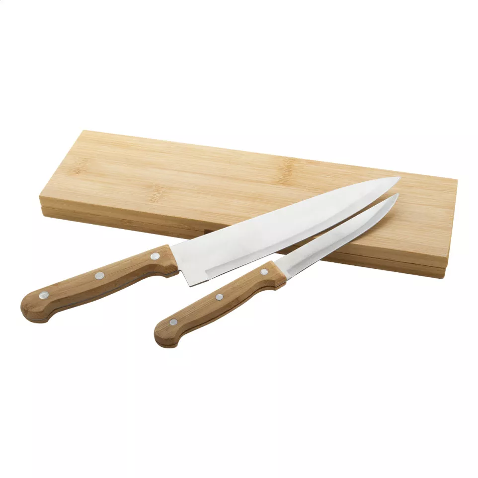 Sanjo natural  bamboo knife set 