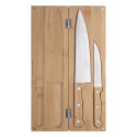 Sanjo naturelle  set de couteaux en bambou 