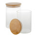 Momomi transparent naturelle pot de conservation en verre 