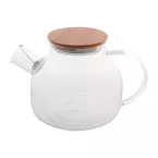 Tendina transparant natuurlijk glazen theepot 