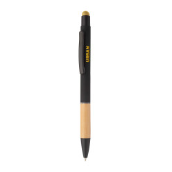 Boorly gold black touch ballpoint pen 