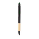 Boorly dark green black touch ballpoint pen 