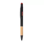 Boorly rood zwart balpen 
