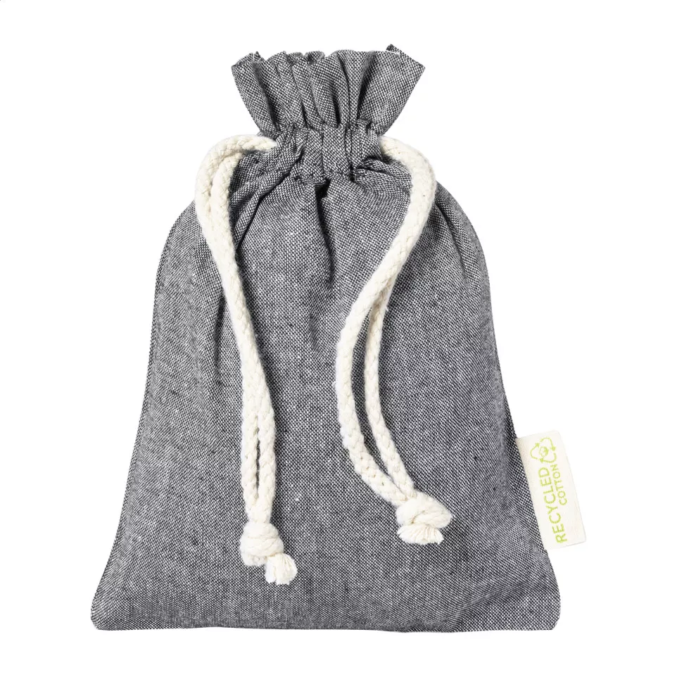 Restry M black  cotton gift bag, medium 
