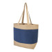 Paralia bleu foncé naturelle sac de plage ou sac à provisions 