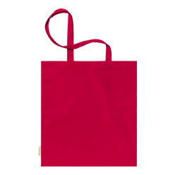 Borough red  cotton shopping bag 