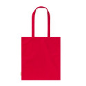 Borough red  cotton shopping bag 
