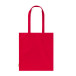 Borough red  cotton shopping bag 