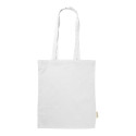 Borough white  cotton shopping bag 