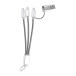 Rashort grey  keyring USB charger cable 
