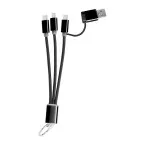 Rashort noir  porte-clés power bank 