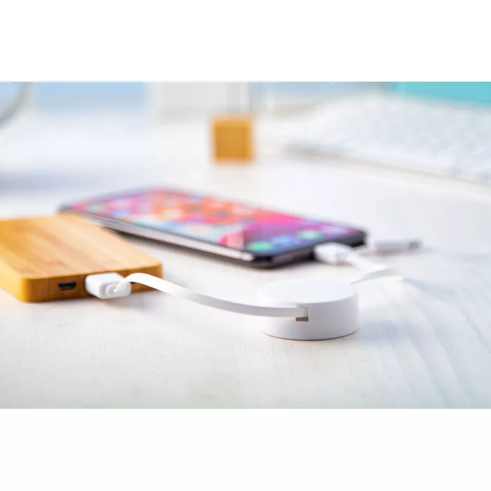 Enari white  USB charger cable 