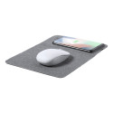 Chapati grijs  muismat met draadloze oplader 