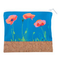 CreaBeauty Cork S white natural custom cosmetic bag 