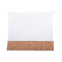CreaBeauty Cork L wit natuurlijk custom made make-up tas 