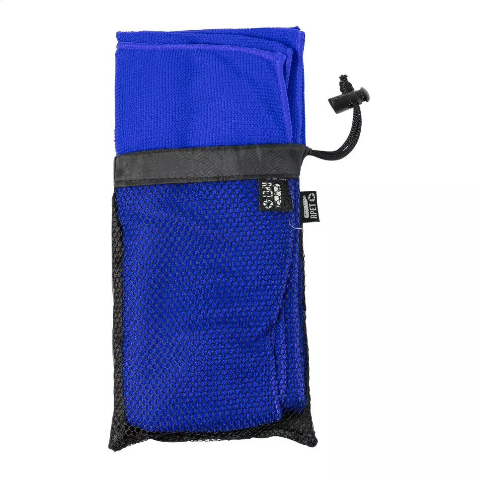 Primal blauw  RPET-handdoek 