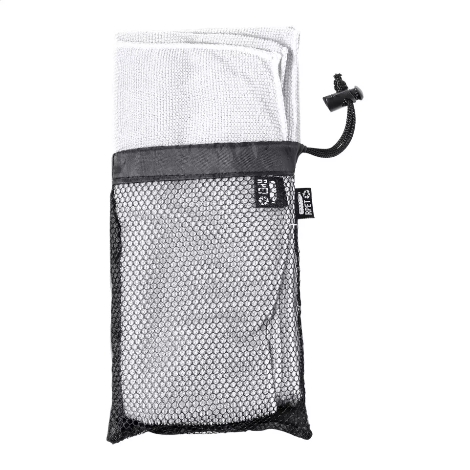 Primal blanc  serviette en RPET 