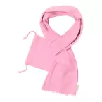 Speer roze  sjaal van biologisch katoen 