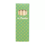 Penxil 4 blanc  set de 4 crayons personnalisés 