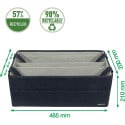 Leitz draagbare bureau organizer Hot Desking, met draagriemen, grijs