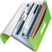 Leitz WOW pochette projets, ft A4, 6 compartiments, en PP, vert