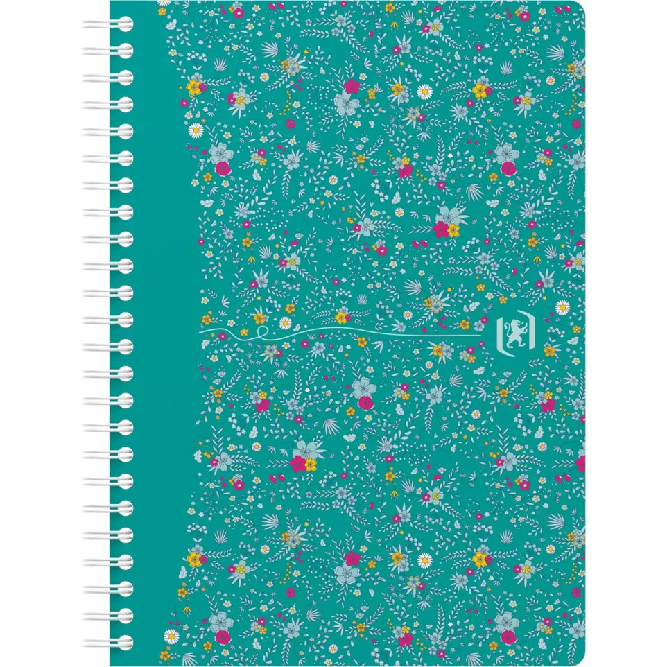 Oxford Floral Polybound Spiral...