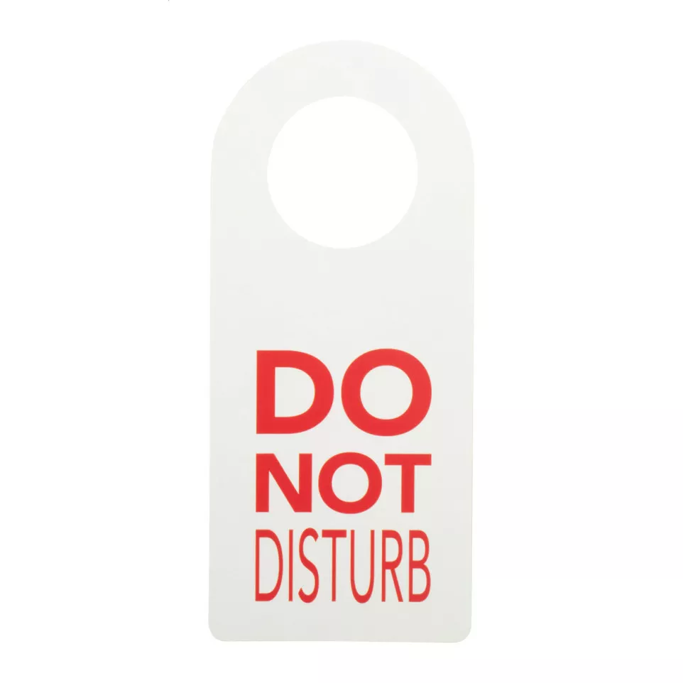 Disturb wit  custom made deurhanger 
