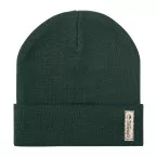 Bloony dark green  organic cotton winter hat 