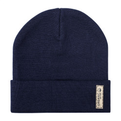 Bloony donker blauw  wintermuts van biologisch katoen 