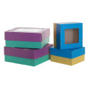 CreaBox Gift Box Window L blanc  boîte cadeaux 