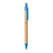 Slothic bleu naturelle stylo bille en bambou 
