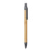 Slothic black natural bamboo ballpoint pen 