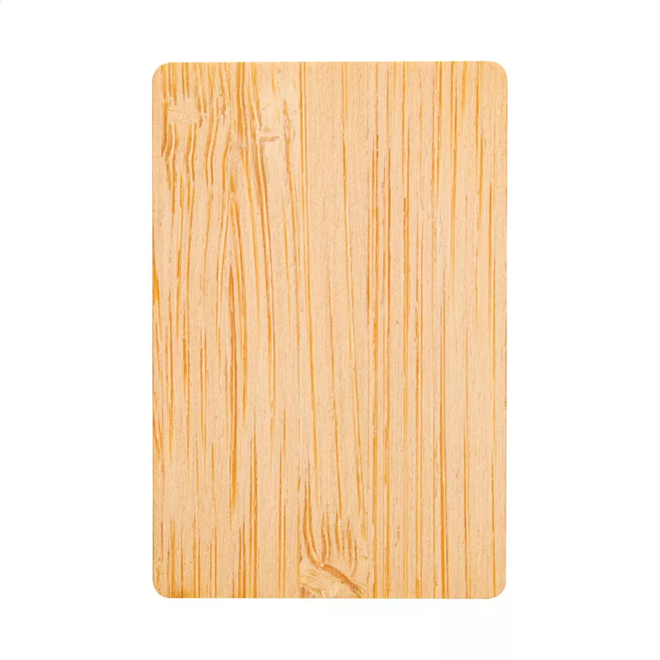 BooBadge naturelle  Badge en bambou 