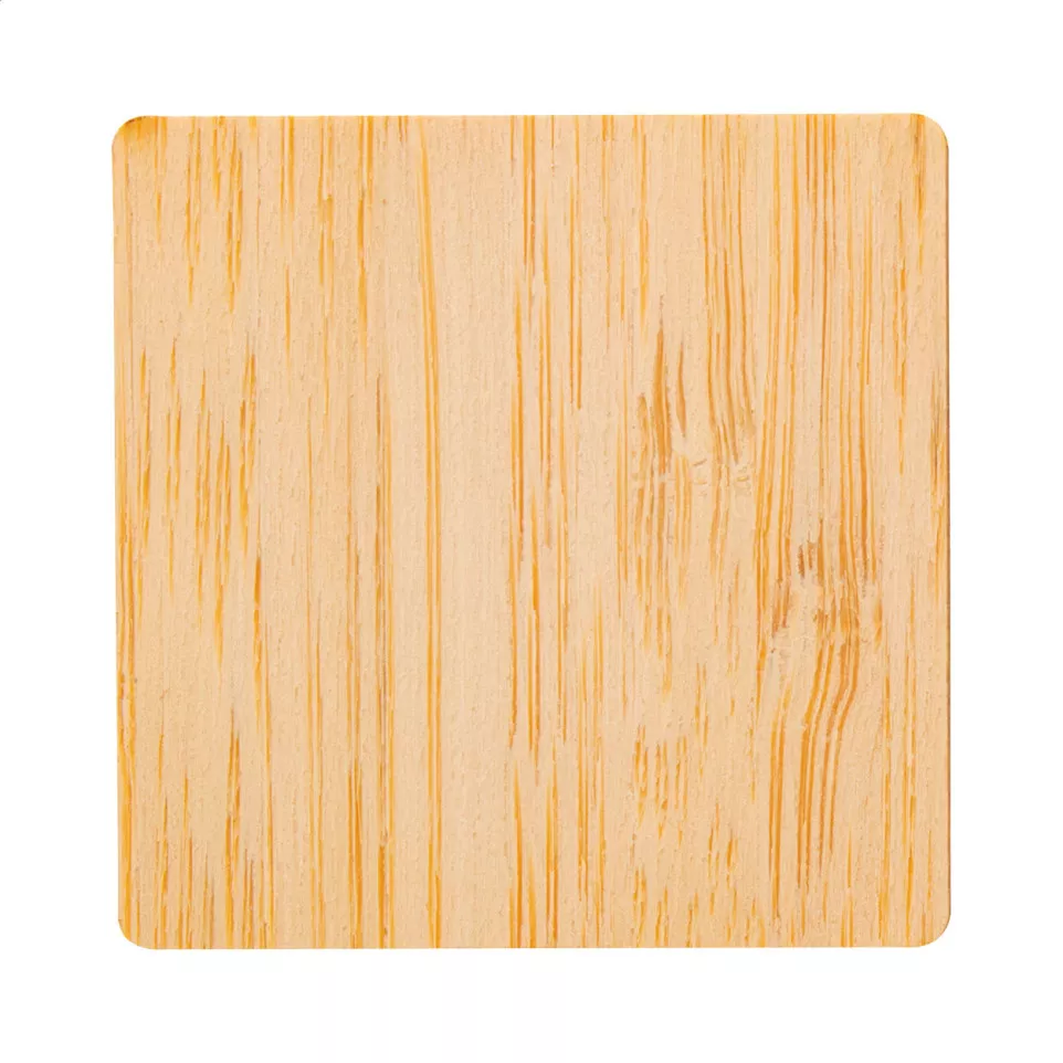 BooBadge natural  bamboo badge 