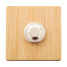 BooBadge natural  bamboo badge 
