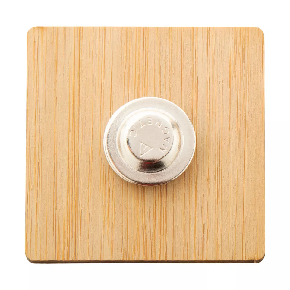 BooBadge naturelle  Badge en bambou 