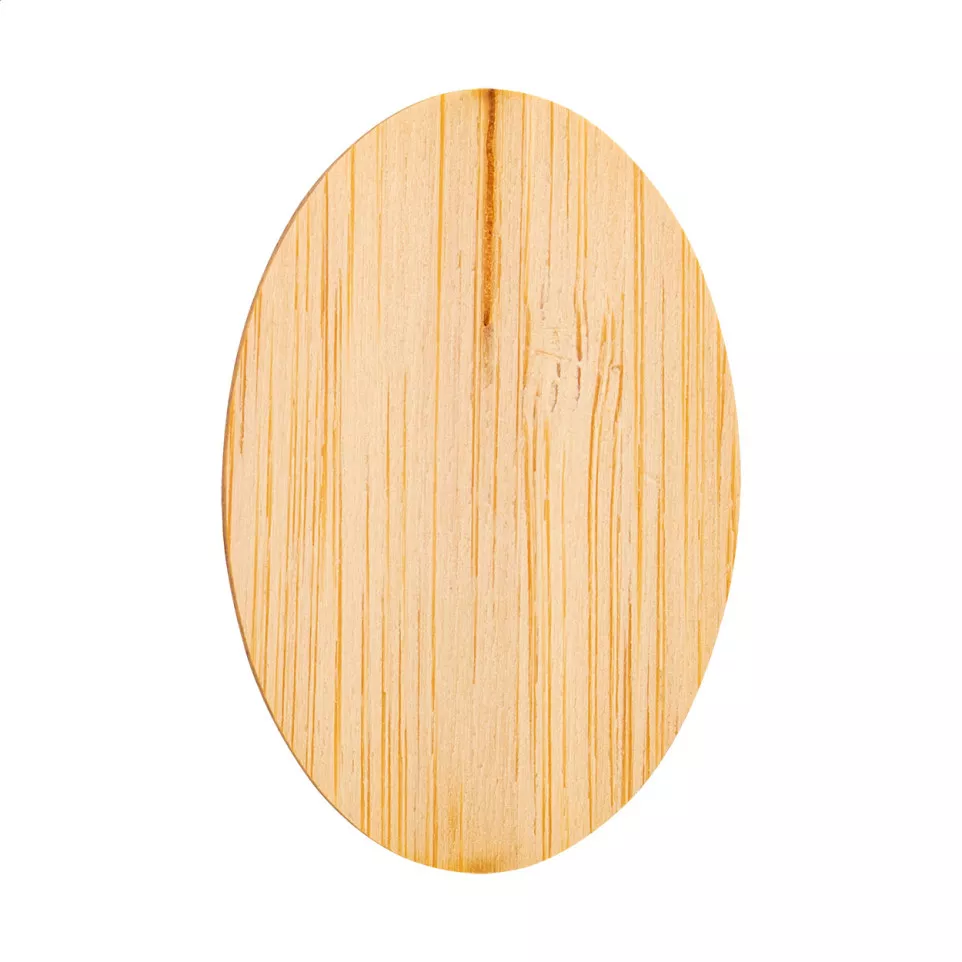 BooBadge naturelle  badge en bambou 