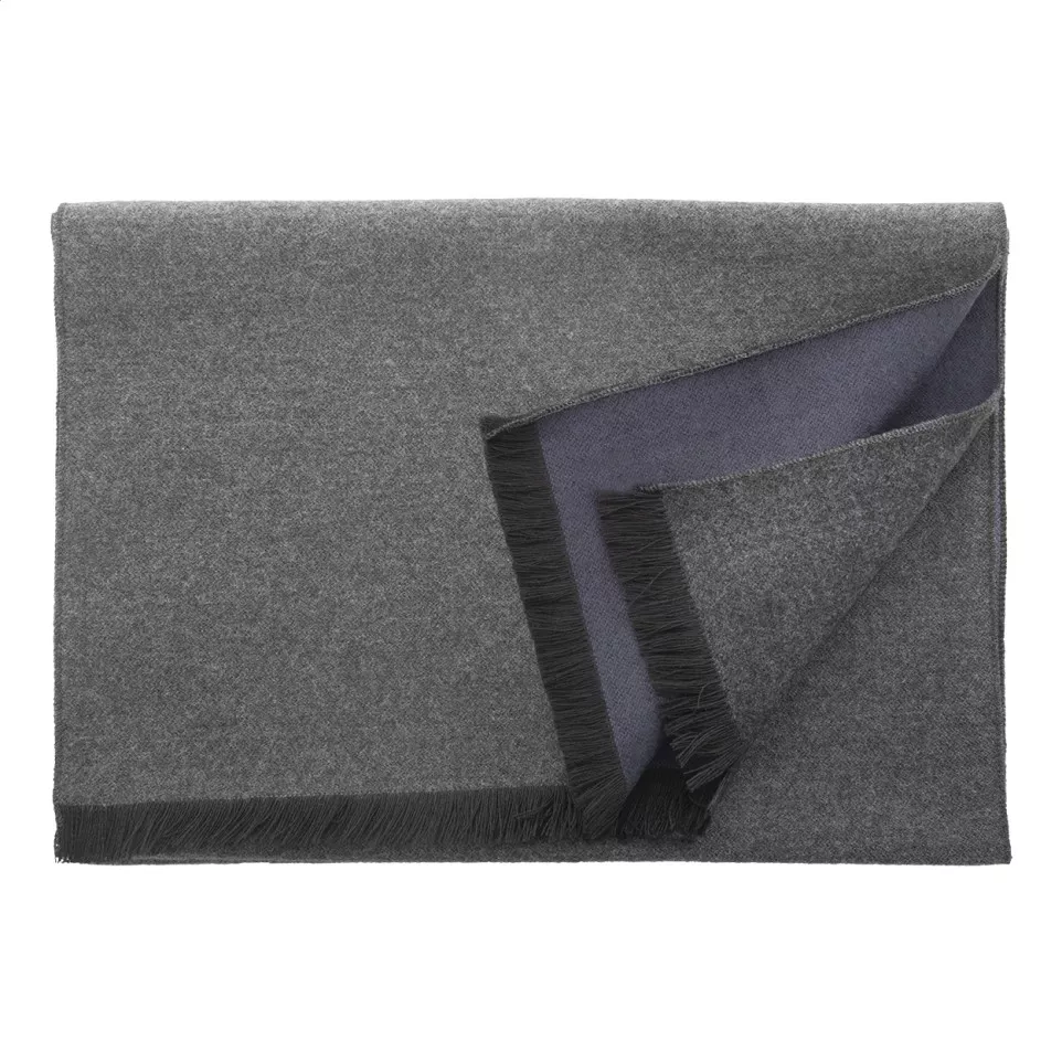 Chamonix dark blue grey men's scarf 