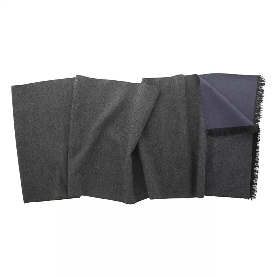 Chamonix dark blue grey men's scarf 