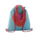 CreaDraw Shop RPET red white custom drawstring bag 