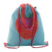 CreaDraw Shop RPET red white custom drawstring bag 