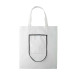 SuboShop Fold B blanc noir sac shopping non-tissé personnalisé 