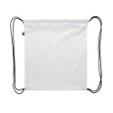 CreaDraw Kids RPET black white custom drawstring bag for kids 