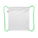 CreaDraw Kids RPET green white custom drawstring bag for kids 