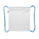 CreaDraw Kids RPET blue white custom drawstring bag for kids 
