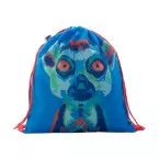 CreaDraw Kids RPET rood wit custom made gemaakte tas met trekkoordsluiting voor kinderen 